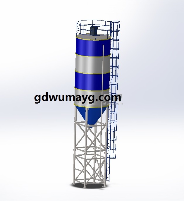 水泥罐料倉 -設計圖